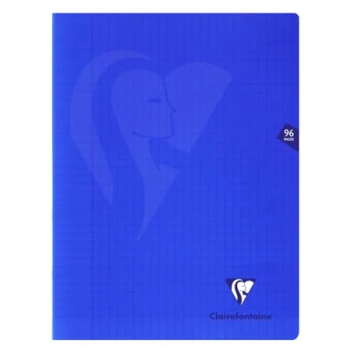 Afbeelding van Clairefontaine Mimesys profiteert van notebook. 240 x 320 mm, gelinieerd, 96 pagina&#039;s, marineblauw