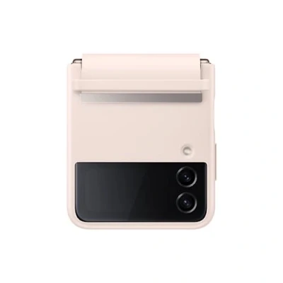 Image de Coque en cuir pour Samsung Galaxy Z Flip 4 Rose
