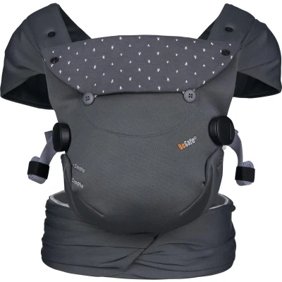 Afbeelding van BeSafe Newborn Haven Draagzak Draagdoek baby Anthracite Forest