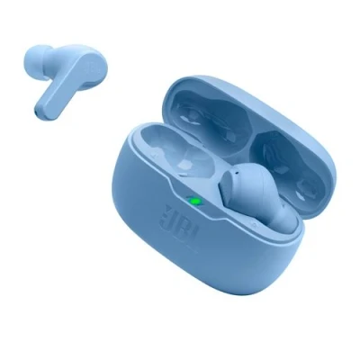 Afbeelding van Hoofdtelefoon met microfoon JBL WAVE BEAM BLUE Blauw Zwart