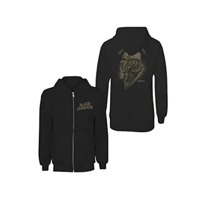 Afbeelding van Black Sabbath Tour 1978 Vest met capuchon L Zwart