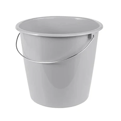 Afbeelding van keeeper Erik schoonmaakemmer met metalen handvat, 10 l, polypropyleen, 28,5 x 26 cm, nordic grey