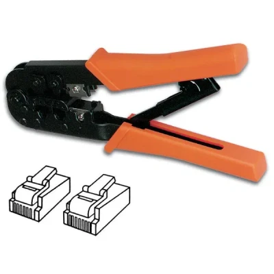 Afbeelding van Krimptang voor modulaire connectoren 6p4c (rj11), 6p6c (rj12), 8p8c (rj45) Velleman