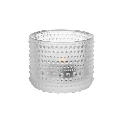 Afbeelding van Iittala Kastehelmi Waxinelichthouder 6 Cm Transparant