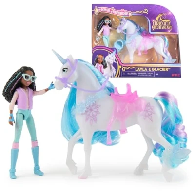 Image de Coffret Poupée et Licorne L’Ecole des Licornes Layla Glacier Unicorn Academy