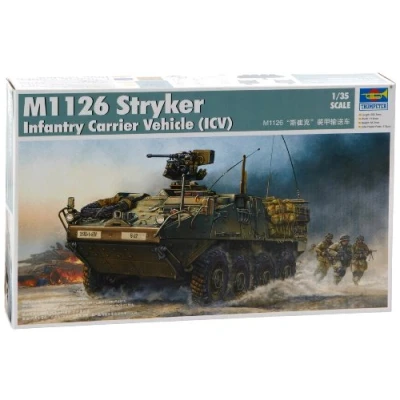 Afbeelding van M1126 Stryker Infantry Carrier Vehicle (Icv) Scale 1/35 Trumpeter TRR 375