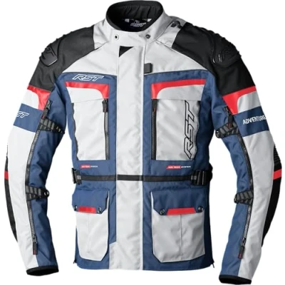Afbeelding van RST Adventure X Silver Blue Red Jacket 50 Maat Jas
