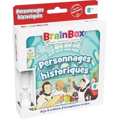 Image de Jeu de culture générale Asmodee BrainBox Pocket Personnages Historiques