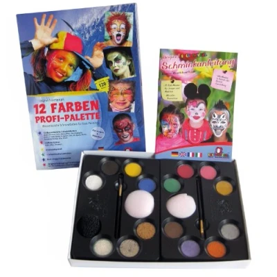 Afbeelding van Schmink Set Met Stap voor stap, Diverse Kleuren, 1
