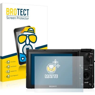 Afbeelding van BROTECT Screenprotector voor Sony Cyber Shot DSC RX100 IV Folie Beschermfolie matte (2 Stuks)