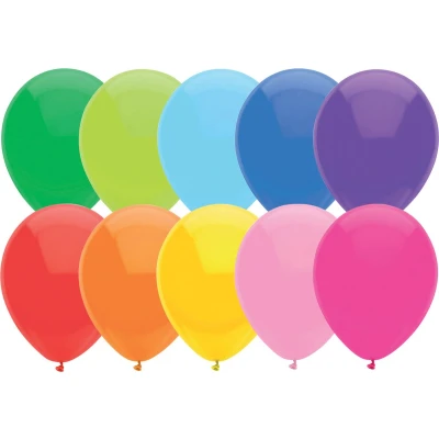 Afbeelding van Ballon multi kleuren 50 stuks