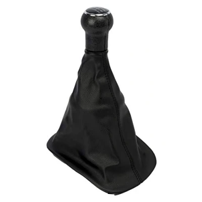 Image de CORONA Pommeau + Soufflet adaptable pour VW Passat B5 5/6 vitesses Noir