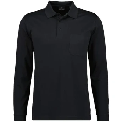 Afbeelding van Ragman Poloshirt, Heren, Maat: 3XL, Black