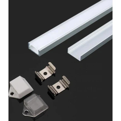 Afbeelding van V TAC VT 9327 LED Stripverlichting Montageset Zilver