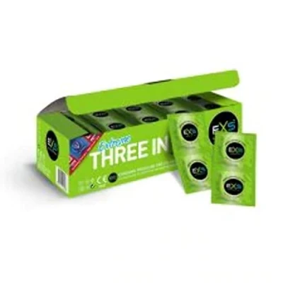 Afbeelding van EXS Extreme Three in One condooms 144 stuks (grootverpakking)