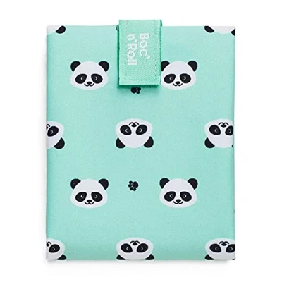 Afbeelding van Roll&#039;Eat Boc&#039;n&#039;Roll Foodwrap herbruikbaar Boterhamzakje KIDS Panda