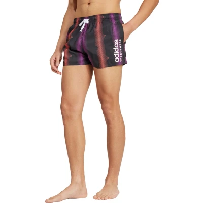 Afbeelding van adidas Sportswear Zwemshorts Black white, Heren, Maat: Large, white
