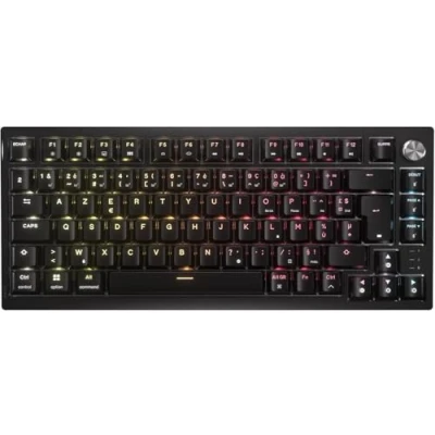 Afbeelding van Corsair K65 Plus Mechanisch Toetsenbord Draadloos Backlit RGB LED MLX Fusion TKL AZERTY Zwart