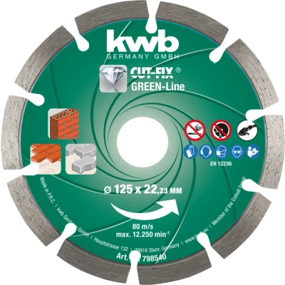 Afbeelding van KWB Diamant Slijpschijf 125mm Green Line