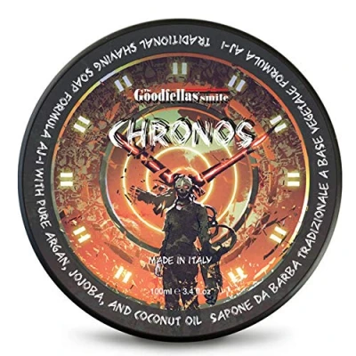 Afbeelding van The GOODFELLAS&#039; SMILE Chronos Shaving Soap AJ 1 Formula 100 ml