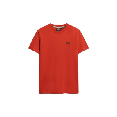 Afbeelding van Superdry Vintage LOGO Tshirt basic, Heren, Maat: 3XL, Bright orange marl green