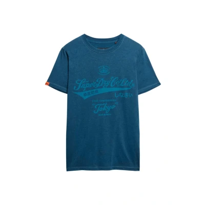 Afbeelding van Superdry Workwear Washed Relaxed T shirt Met Korte Mouwen Blauw M Man