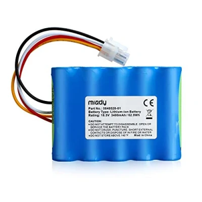 Afbeelding van Miady Reserveaccu voor robotmaaier (3400 mAh) compatibel met Gardena Sileno R100Li, R130Li, R160Li/compatibel Husqvarna Automower 310,315, 584 82 28 01, 02, 85