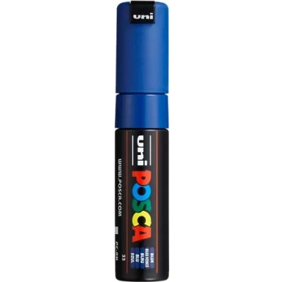 Afbeelding van Uni Ball Posca Marker, viltstift, 8 K, donkerblauw