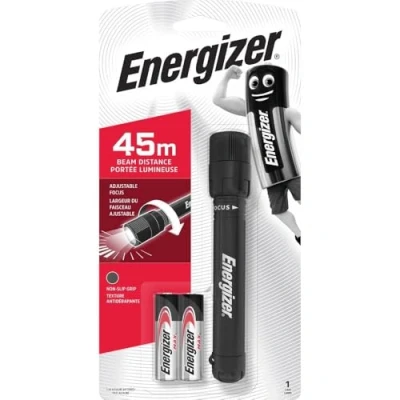 Afbeelding van Energizer zaklamp Metal LED 2AA, inclusief 2 AA batterijen, op blister