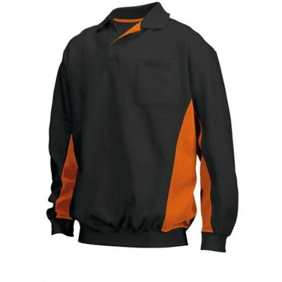 Image de TRICORP 302001 pull americanfleece noir orange 302001BLACKORANXXL