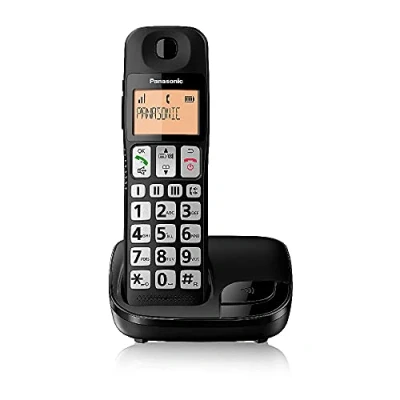 Afbeelding van Panasonic KX TGE110JTB, Telefoon, Zwart