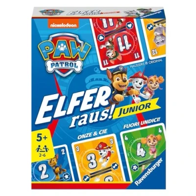 Afbeelding van Ravensburger 20953 PAW Patrol Elfer raus! Junior Einfaches Kartenspiel für 2 6 Spieler ab 5 Jahren