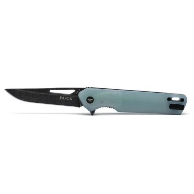 Afbeelding van Buck Infusion Translucent Blue G 10 PE Zakmes Inklapbaar