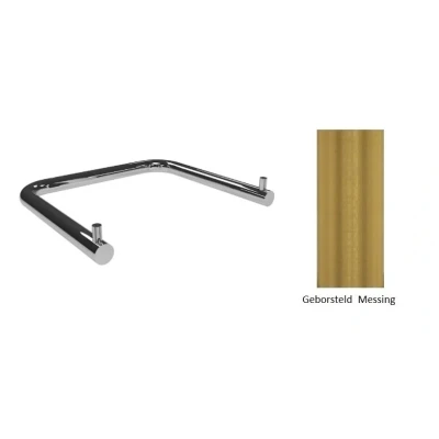 Afbeelding van Waterevolution Flow Dubbele wc toiletrolhouder Geborsteld Messing A131LE