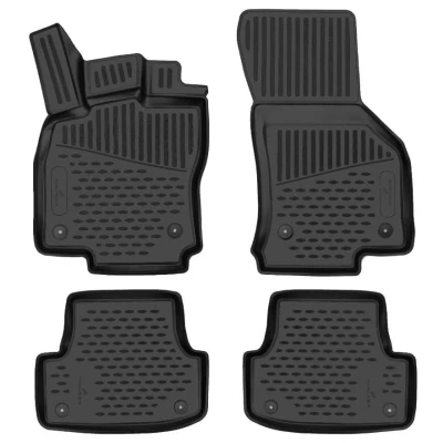 Afbeelding van WALSER XTR 75194 Vloermatset Rubber voor en achter zwart Op maat gemaakt AUDI: A3 Saloon