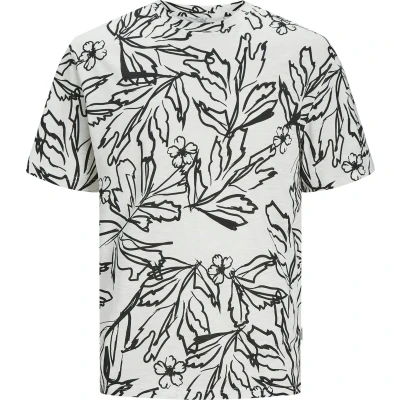 Afbeelding van Jack &amp; Jones Tshirt print, Heren, Maat: Large, Cloud dancer