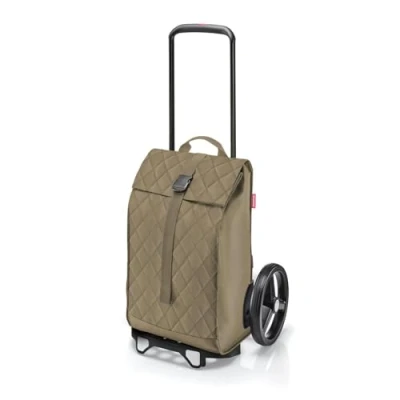 Afbeelding van Reisenthel Citycruiser Einkaufs 55 CM Trolley, Maat: One Size, Rhombus olive