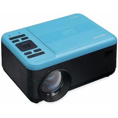 Afbeelding van Lenco LPJ 500BU LCD Projector met DVD speler en Bluetooth® Blauw Black Blue