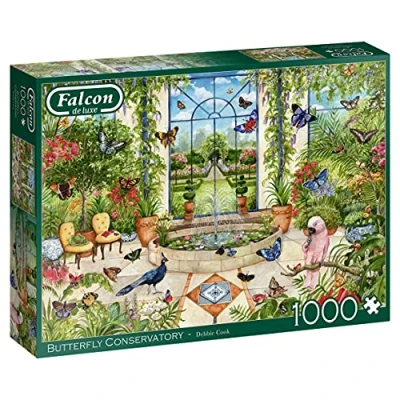 Afbeelding van Falcon puzzel Butterfly Conservatory Legpuzzel 1000 stukjes