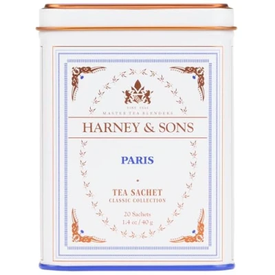 Afbeelding van Harney &amp; Sons, Thee de Parijs, 20 theezakjes, 40 g