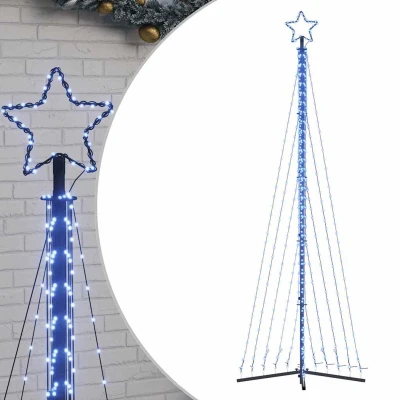 Afbeelding van Kerstboomverlichting 495 blauwe LED&#039;s 300,5 cm