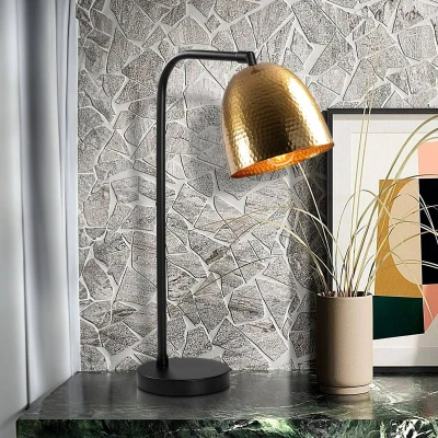 Afbeelding van Tattoo 5031 tafellamp, goud antiek, metaal, hoogte 52 cm