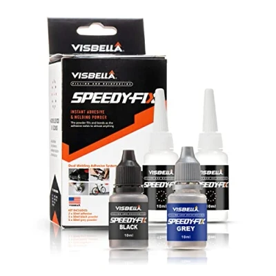 Afbeelding van Visbella Speedy Fix industriële lijm 7 seconden voor het lassen van flessen, extra sterke secondelijm, waterdicht, kunststoflijm