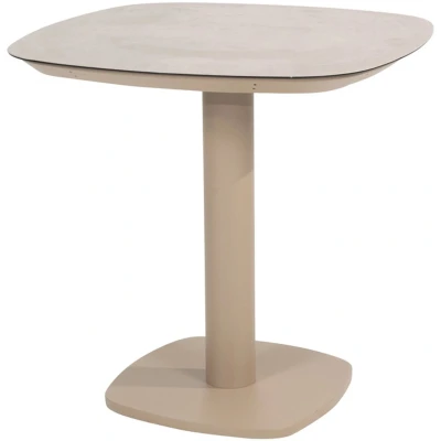 Afbeelding van Manolo dining tuintafel 75x75x75 cm keramiek latte Taste 4SO