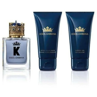 Afbeelding van Dolce &amp; Gabbana K Giftset 50 ml eau de toilette spray + showergel aftershave balm cadeauset voor heren