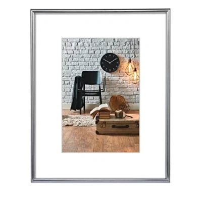 Afbeelding van Hama 61777 Sevilla Fotolijst, Din A3, Kunststof Glas, Matzilver, 2 x 31 44 cm