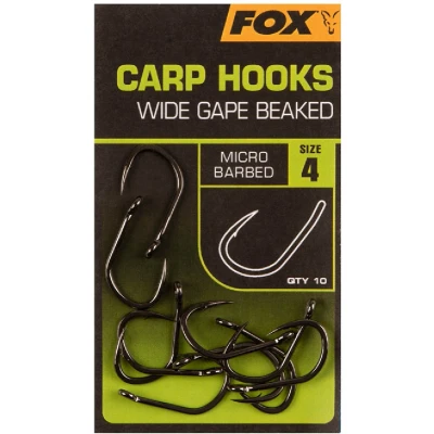 Afbeelding van Fox Carp Hooks Wide Gape Beaked #2 Karper haken