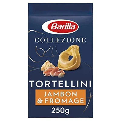 Image de Barilla Tortellini Pâtes fourrées au jambon et fromage 250 g