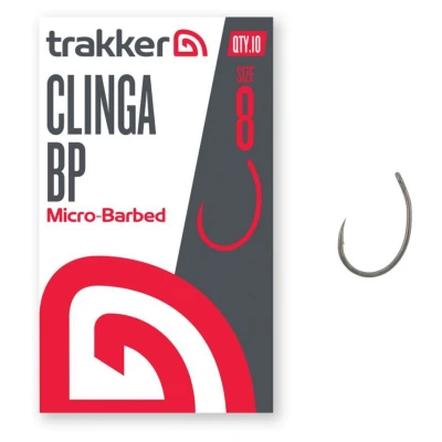 Afbeelding van Trakker Clinga BP Hooks Micro Barbed Haakmaat 8 (10 Stuks) Karperhaken