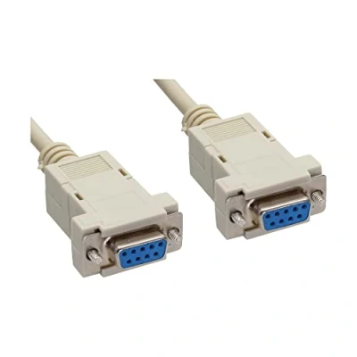 Afbeelding van Seriële RS232 null modemkabel 9 pins SUB D (v) 2 meter